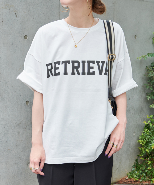 【SALE】ロゴTシャツ セール】オーバーサイズロゴプリントTシャツ（Tシャツ