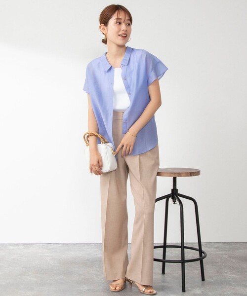NOLLEY'S（ノーリーズ）の「2WAYシアースラブフレンチブラウス