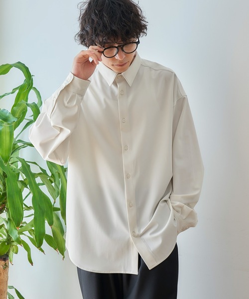 RAGEBLUE（レイジブルー）の「【LUXURY+EASY】CLEAN LOOSE SHIRTS / ラグイージークリーンルーズシャツ（シャツ/ブラウス・メンズ・グレー/ブラック/ホワイト/グリーン・SMALL/MEDIUM/LARGE）」の22枚目の写真