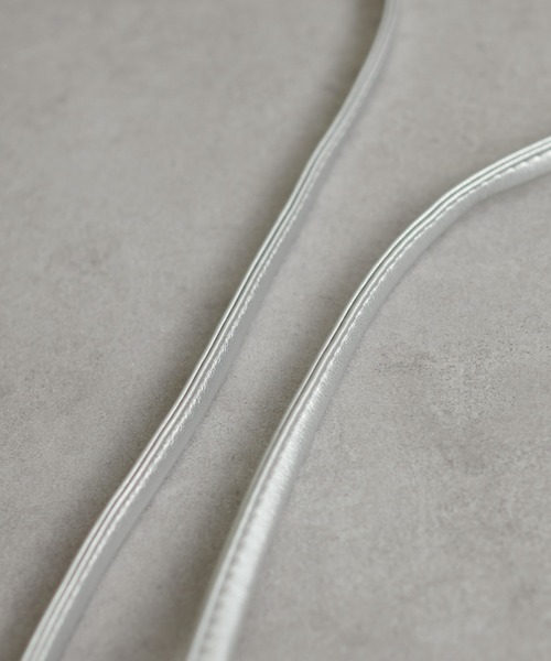 DISCOAT（ディスコート）の「【2WAY/WEB限定】シュリンク巾着ショルダーバッグ《軽量》（ショルダーバッグ・レディース・アイボリー/ブラック/ブルー/シルバー・FREE）」の15枚目の写真