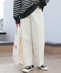 ORCIVAL | ORCIVAL/オーシバル　ツイル5ポケットワイドパンツ　TWILL 5PK WIDE PANTS E0080 MRT(チノパンツ)