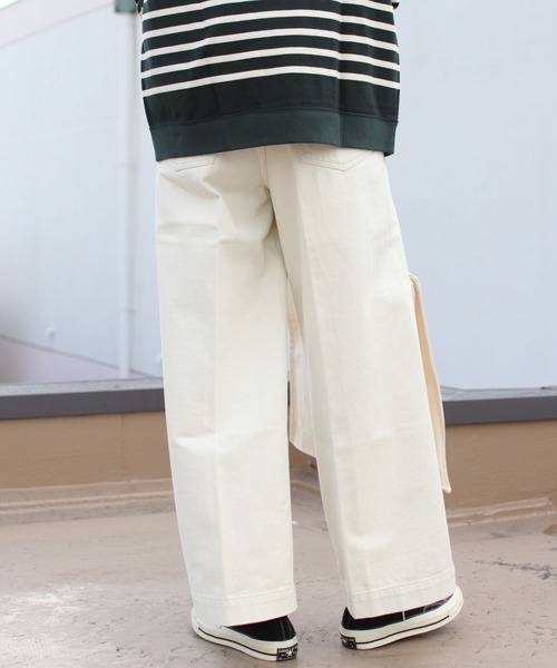 ORCIVAL(オーシバル)の「ORCIVAL/オーシバル ツイル5ポケットワイドパンツ TWILL 5PK WIDE PANTS E0080 MRT(チノパンツ・レディース・アイボリー/ライトベージュ・1/2)」の20枚目の写真