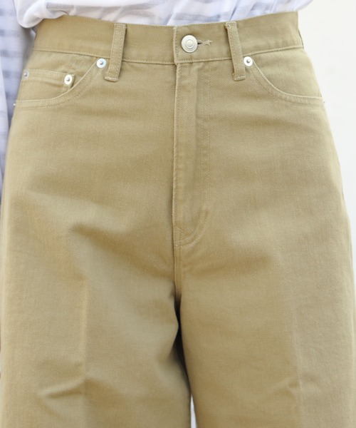 ORCIVAL(オーシバル)の「ORCIVAL/オーシバル ツイル5ポケットワイドパンツ TWILL 5PK WIDE PANTS E0080 MRT(チノパンツ・レディース・アイボリー/ライトベージュ・1/2)」の13枚目の写真