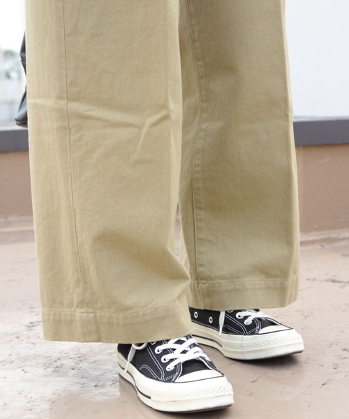 ORCIVAL(オーシバル)の「ORCIVAL/オーシバル ツイル5ポケットワイドパンツ TWILL 5PK WIDE PANTS E0080 MRT(チノパンツ・レディース・アイボリー/ライトベージュ・1/2)」の17枚目の写真