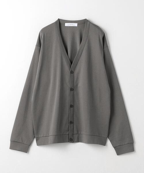 green label relaxing（グリーンレーベルリラクシング）の「L/A ポンチカーディガン（カーディガン/ボレロ・メンズ・グレー/ネイビー/ダークグリーン・M/S/L/XL）」の4枚目の写真