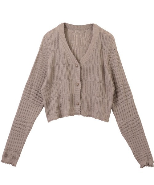 アディアム　2023　ニットショートカーディガン　2way　クロップド　Vネック al552_11.jpg