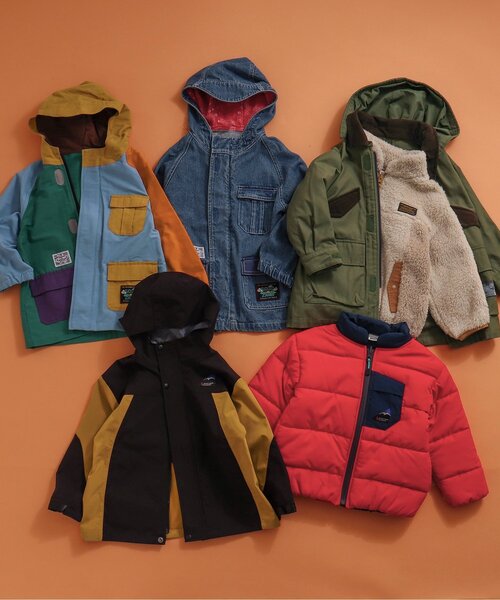 BREEZE（ブリーズ）の「【合体シリーズ】クレイジーマウンテンパーカー（マウンテンパーカー・キッズ・レインボー・150/140/100/110/120/130/90）」の9枚目の写真