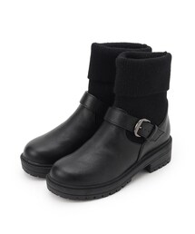 SHOO・LA・RUE | ◆折り返しニットエンジニアブーツ(ブーツ)