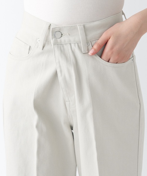 無印良品(ムジルシリョウヒン)の「デニムバギーパンツ 股下75 サンドベージュ(デニムパンツ・レディース・ベージュ系1・27inch/24inch/23inch/25inch/26inch/30inch/28inch)」の7枚目の写真