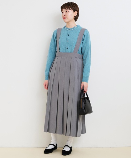 _OJO pleats Skirt（ジャンパースカート）｜I am I in fact