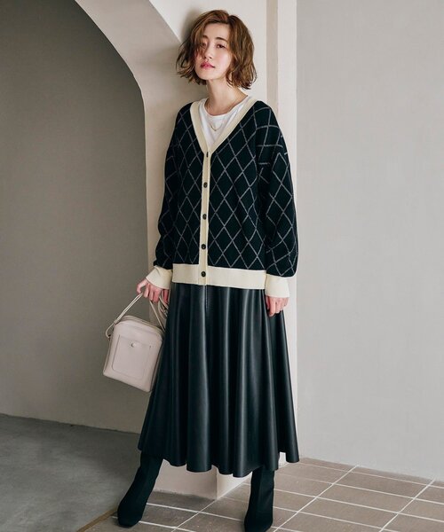 grove（グローブ）の「◆上品なデザインのニットソックスストレッチブーツ【人間工学】（ブーツ・レディース・ブラック系7/ブラック/チャコールグレー・30/45/35）」の13枚目の写真