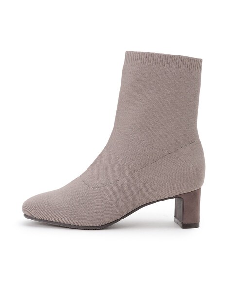 grove（グローブ）の「◆上品なデザインのニットソックスストレッチブーツ【人間工学】（ブーツ・レディース・ブラック系7/ブラック/チャコールグレー・30/45/35）」の10枚目の写真