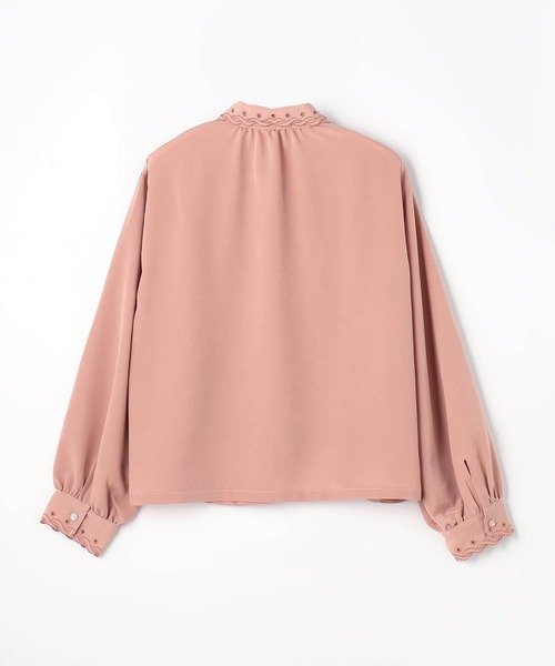 179/WG（イチナナキュウダブルジー）の「スカラップ刺繍ブラウス（シャツ/ブラウス・レディース・オフホワイト/ブラック/ミント/ピンク・MEDIUM）」の9枚目の写真