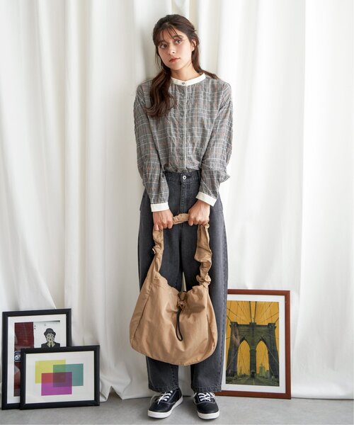 LBC(エルビーシー)の「クレリックパイピングシャツ(シャツ/ブラウス・レディース・グリーン/ブラック/ネイビー・M/L)」の13枚目の写真