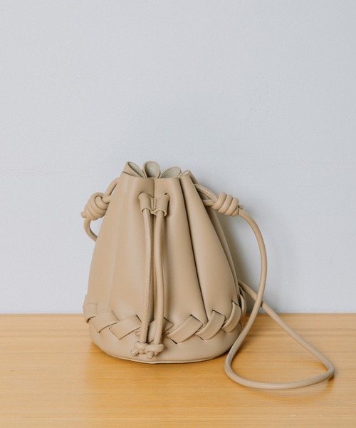 Munich（ミューニック）の「合成皮革ミニバッグ（ショルダーバッグ・レディース・ベージュ/ブラック/ブラウン・FREE）」の9枚目の写真