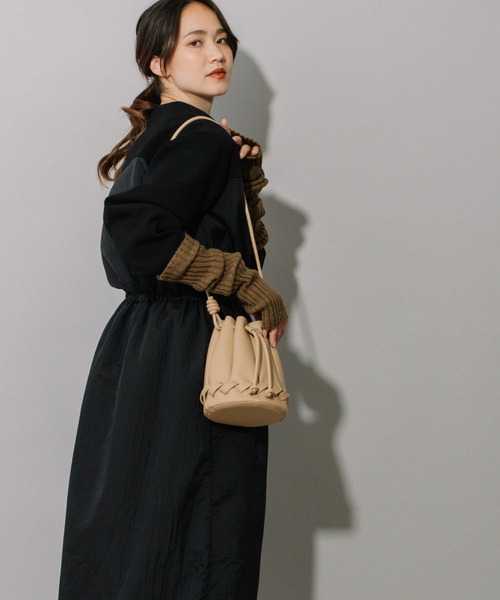 Munich（ミューニック）の「合成皮革ミニバッグ（ショルダーバッグ・レディース・ベージュ/ブラック/ブラウン・FREE）」の8枚目の写真