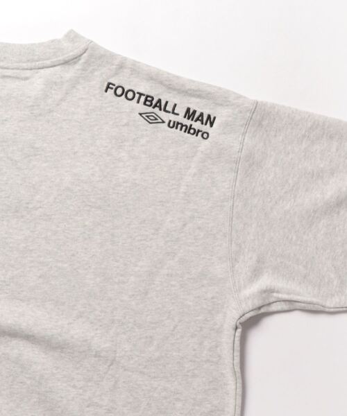 UMBRO（アンブロ）の「【ＵＭＢＲＯ別注】デカロゴクルースウェット（スウェット・メンズ・グレー/ブラック・L/XL/M）」の7枚目の写真