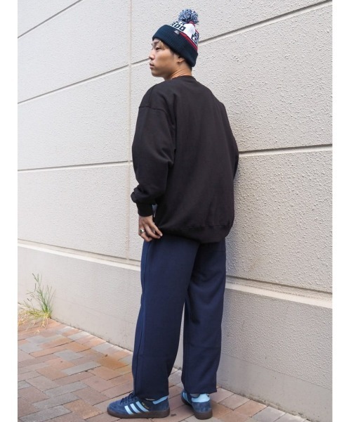 UMBRO（アンブロ）の「【ＵＭＢＲＯ別注】デカロゴクルースウェット（スウェット・メンズ・グレー/ブラック・L/XL/M）」の10枚目の写真