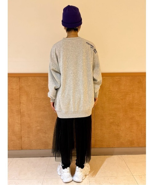 UMBRO（アンブロ）の「【ＵＭＢＲＯ別注】デカロゴクルースウェット（スウェット・メンズ・グレー/ブラック・L/XL/M）」の21枚目の写真