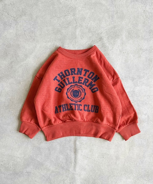 Life Support Products(ライフサポートプロダクツ)の「裏毛プリントワイドトレーナー(80~150cm)(スウェット・キッズ・アイボリー/レッド/ブラウン/ブルー/マスタード/オフホワイト/パープル/杢グレー/ブラック/グリーン・80/90/95/100/110/140/150/120/130)」の10枚目の写真