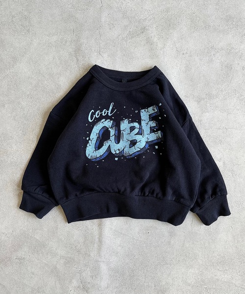 Life Support Products(ライフサポートプロダクツ)の「裏毛プリントワイドトレーナー(80~150cm)(スウェット・キッズ・アイボリー/レッド/ブラウン/ブルー/マスタード/オフホワイト/パープル/杢グレー/ブラック/グリーン・80/90/95/100/110/140/150/120/130)」の21枚目の写真