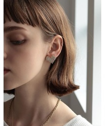 [2023A/W COLLECTION][MEISM by Re:EDIT]ライントストーンハートピアス