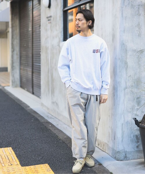 Russell Athletic（ラッセルアスレティック）の「RUSSELL ATHLETIC x B:MING by BEAMS / 別注 クルーネック スウェット シャツ（スウェット・メンズ・グレー/ネイビー/ブラック・S/XL/M/L）」の8枚目の写真