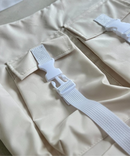 CPCM（シーピーシーエム）の「2ポケバックルショルダーバッグ（ショルダーバッグ・メンズ・アイボリー/ブラック/グリーン・FREE）」の18枚目の写真