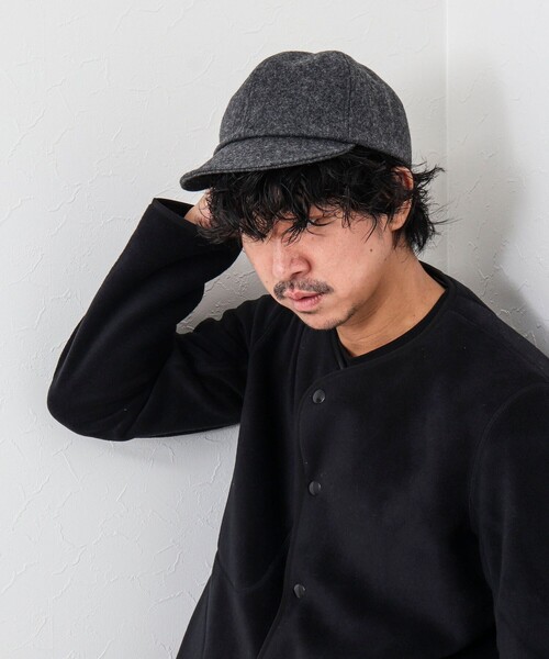 Nine Tailor(ナインテイラー)の「【Nine Tailor/ナインテーラー】Kanok Cap N-1031(キャップ・メンズ・チャコールグレー/ダークブラウン/ブラック・FREE)」の7枚目の写真