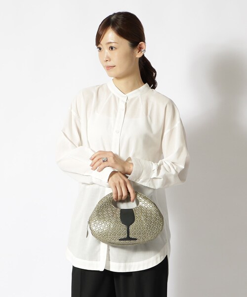 HIROKO HAYASHI（ヒロコハヤシ）の「◆【数量限定】GIRASOLE GRAAL（ジラソーレ グラール）クロワッサンバッグ（ハンドバッグ・レディース・ゴールド系4・00）」の20枚目の写真