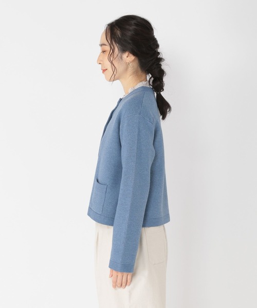 studio CLIP(スタディオクリップ)の「【マシンウォッシャブル/速乾】ソフィニー12ゲージジャケットカーディガン(カーディガン/ボレロ・レディース・ライトグレー/ライトブルー/ネイビー/オフホワイト・LARGE/MEDIUM)」の19枚目の写真