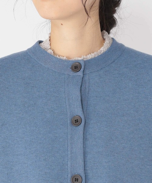 studio CLIP(スタディオクリップ)の「【マシンウォッシャブル/速乾】ソフィニー12ゲージジャケットカーディガン(カーディガン/ボレロ・レディース・ライトグレー/ライトブルー/ネイビー/オフホワイト・LARGE/MEDIUM)」の21枚目の写真