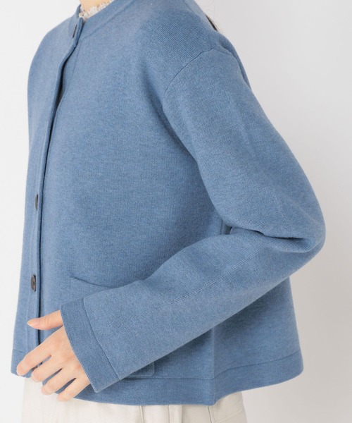 studio CLIP(スタディオクリップ)の「【マシンウォッシャブル/速乾】ソフィニー12ゲージジャケットカーディガン(カーディガン/ボレロ・レディース・ライトグレー/ライトブルー/ネイビー/オフホワイト・LARGE/MEDIUM)」の22枚目の写真