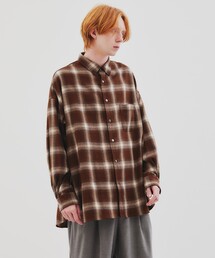 tk.TAKEO KIKUCHI | オンブレーチェックシャツ(シャツ/ブラウス)