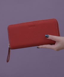 BARCOS（バルコス）の「【BARCOS/バルコス】シュリンクレザーラウンド型ウォレット（財布）」