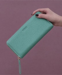 BARCOS（バルコス）の「【BARCOS/バルコス】シュリンクレザーラウンド型ウォレット（財布）」