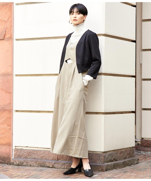 Settimissimo（セッティミッシモ）の「ITALY　ショートボレロ（カーディガン/ボレロ・レディース・ブラック・FREE）」の2枚目の写真