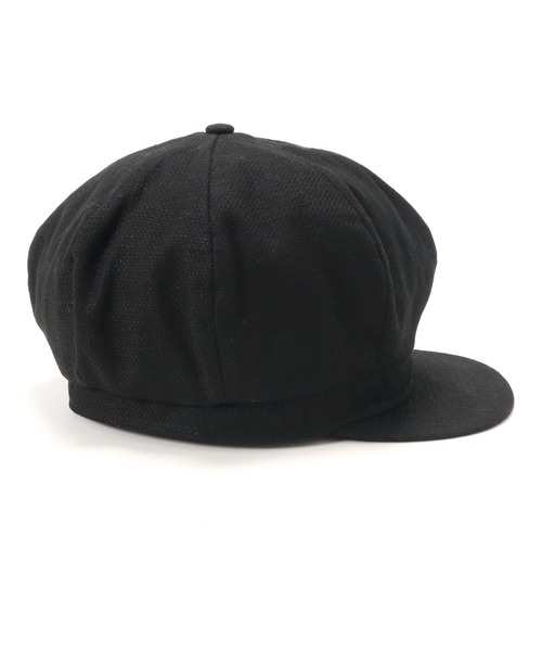 NEW ERA(ニューエラ)の「ニューエラ キャスケット 無地 綿麻(キャスケット・メンズ・ブラック/ベージュ系その他・S/M/L)」の4枚目の写真