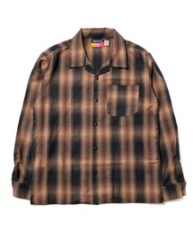 PR01.（ピーアールワン）の「RADIO EVA A189 Longinus OPEN NECKED OMBRE CHECKED SHIRTS（シャツ/ブラウス）」
