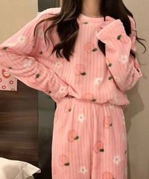 Miniministore(ミニミニストア)のフリースパジャマ 上下セット レディース(ルームウェア/パジャマ)