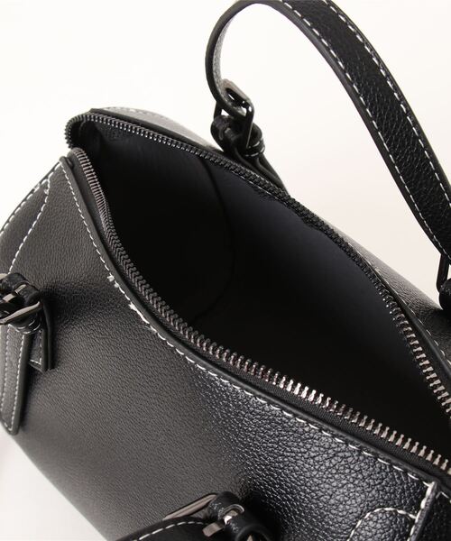 florist（フローリスト）の「【2way】ステッチレザーショルダーバッグ/ボストンバッグ（ショルダーバッグ・レディース・ブラック/グリーン/ベージュ/モカ・FREE）」の16枚目の写真