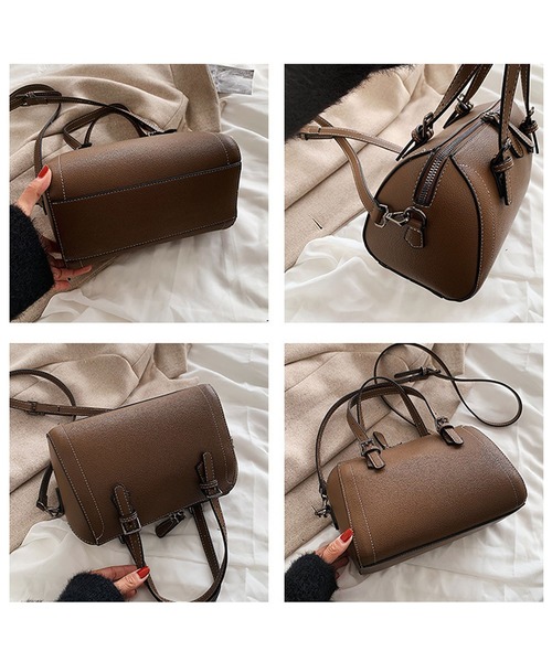 florist（フローリスト）の「【2way】ステッチレザーショルダーバッグ/ボストンバッグ（ショルダーバッグ・レディース・ブラック/グリーン/ベージュ/モカ・FREE）」の13枚目の写真