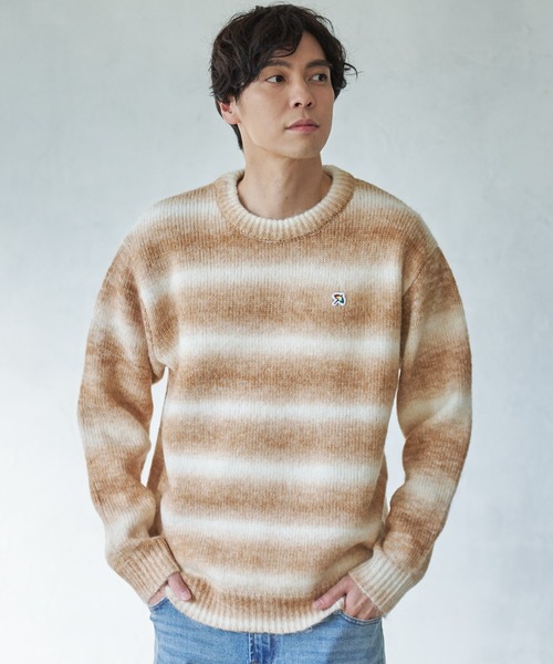 アーノルドパーマー ボーダーニット セールボーダーニット プルオーバー（ニット&frasl;セーター）｜Arnold