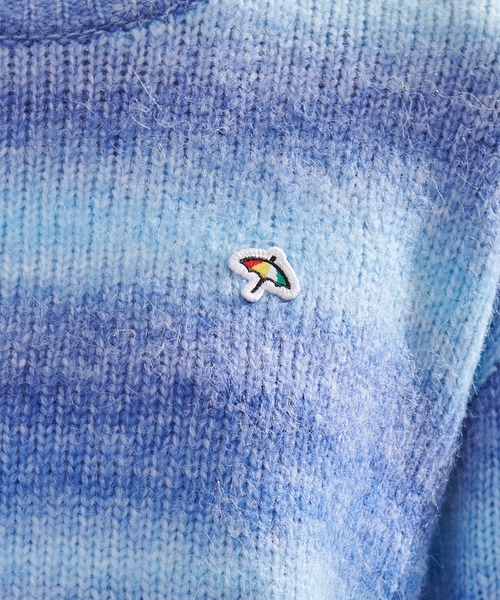 Arnold Palmer（アーノルドパーマー）の「グラデーション ボーダーニット シェア プルオーバー（ニット/セーター・レディース・ブルー/ライトベージュ/ブラック・M/S/L/XS/LL）」の5枚目の写真