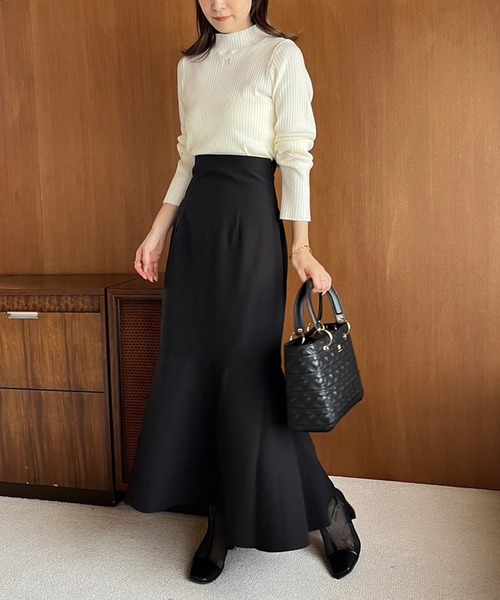 one after another NICE CLAUP（ワンアフターアナザーナイスクラップ）の「ハートキルティングスクエアバッグ（ショルダーバッグ・レディース・ブラック/アイボリー・ONE SIZE）」の19枚目の写真