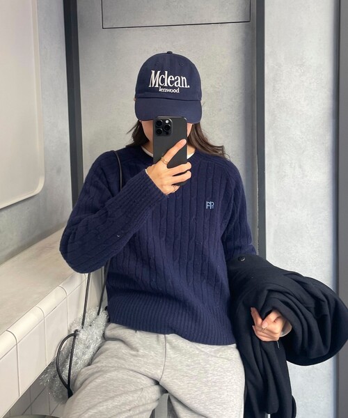 fredy emue（フレディエミュ）の「JAZZキャップ（キャップ・レディース・ブラック系その他/ネイビー/レッド/ブラック/キナリ・FREE）」の15枚目の写真