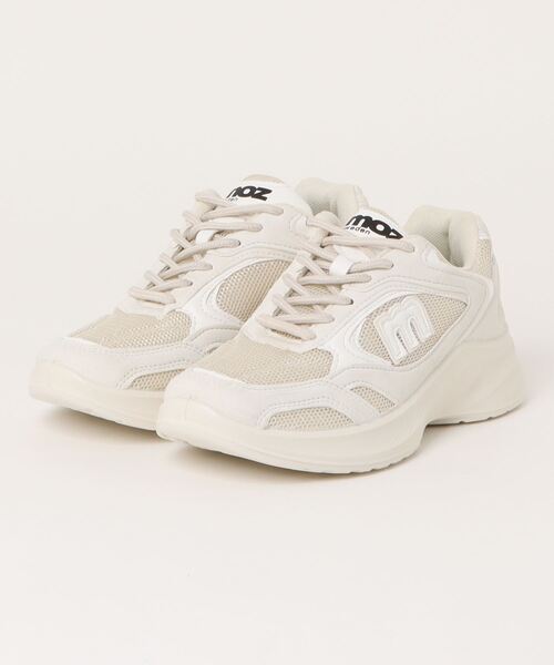 moz（モズ）の「【MOZ sweden】厚底スニーカー（スニーカー・レディース・ホワイト/ベージュ/ブラック・23.0cm/23.5cm/24.5cm/22.5cm/24.0cm）」の2枚目の写真