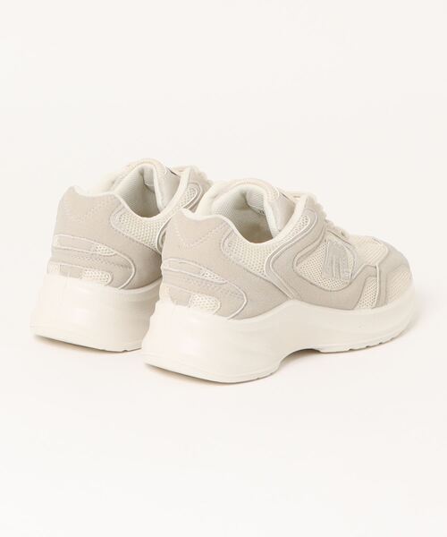 moz（モズ）の「【MOZ sweden】厚底スニーカー（スニーカー・レディース・ホワイト/ベージュ/ブラック・23.0cm/23.5cm/24.5cm/22.5cm/24.0cm）」の4枚目の写真