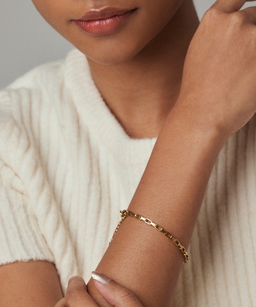 CENE（セネ）の「【CENE】セネ/スクエアチェーンブレスレット（ブレスレット・レディース・ゴールド/シルバー・FREE）」の12枚目の写真