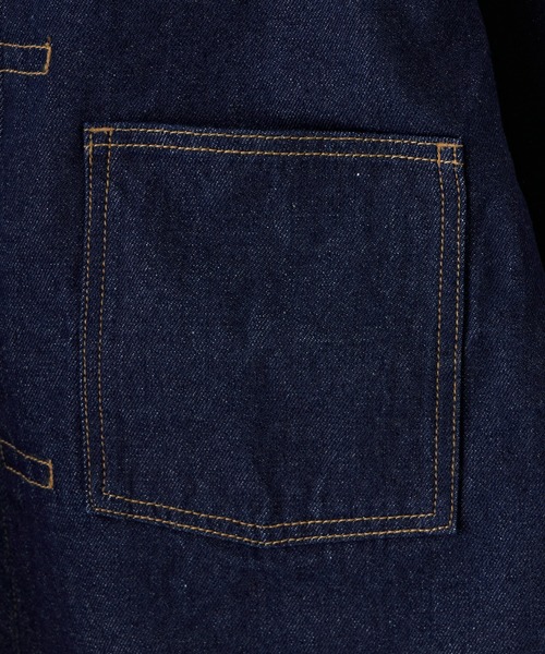 CIAOPANIC TYPY（チャオパニックティピー）の「【TYPYdenim】デニムジャケット(セットアップ対応)（デニムジャケット・メンズ・ベージュ/ネイビー/グレー/オフホワイト・MEDIUM/LARGE）」の7枚目の写真